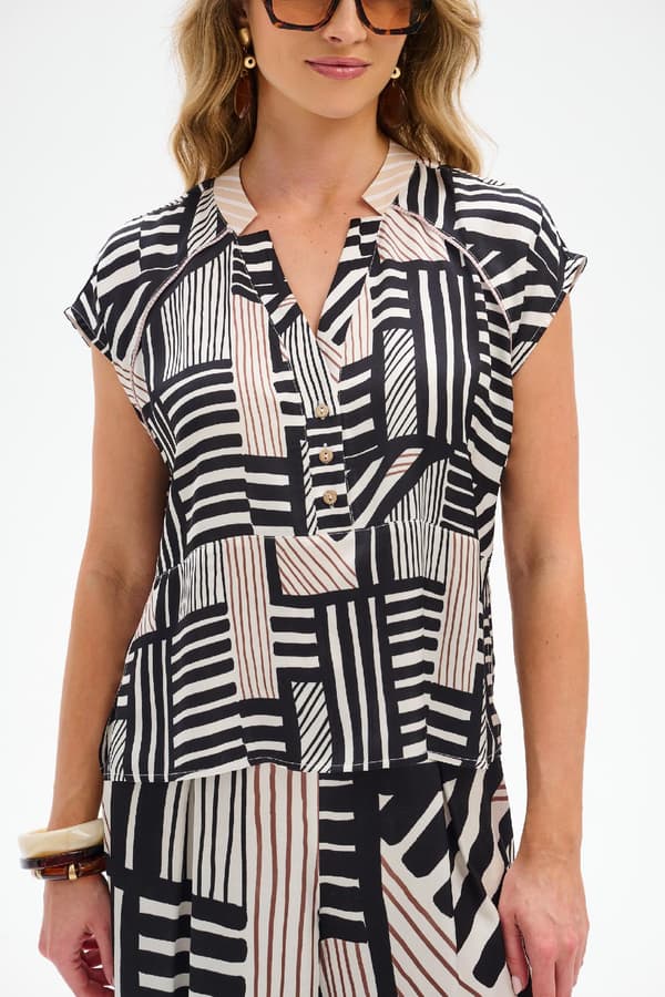 Softly Black damebluse Softly Black damebluse 44/46