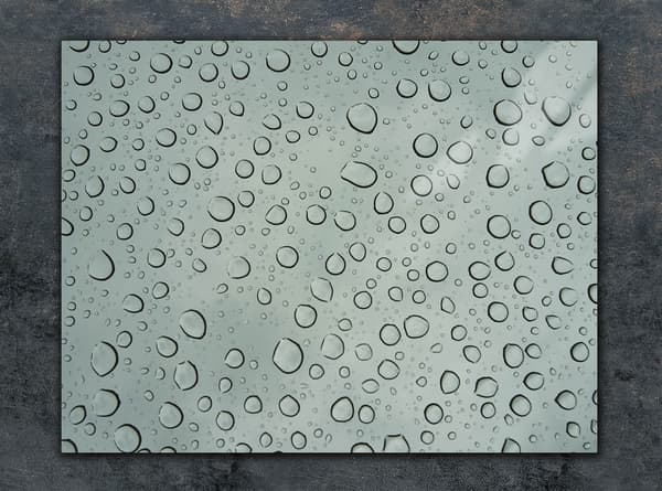 SKÄRBRÄDA I GLAS 30x22 DROPS