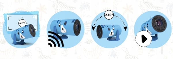 Kiano Børneprojektor Blå