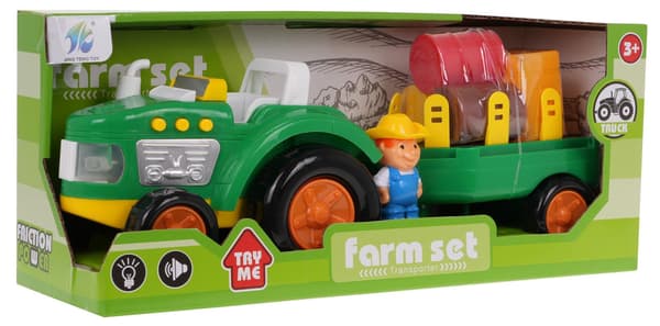 Traktor- og landmandssæt + tilbehør