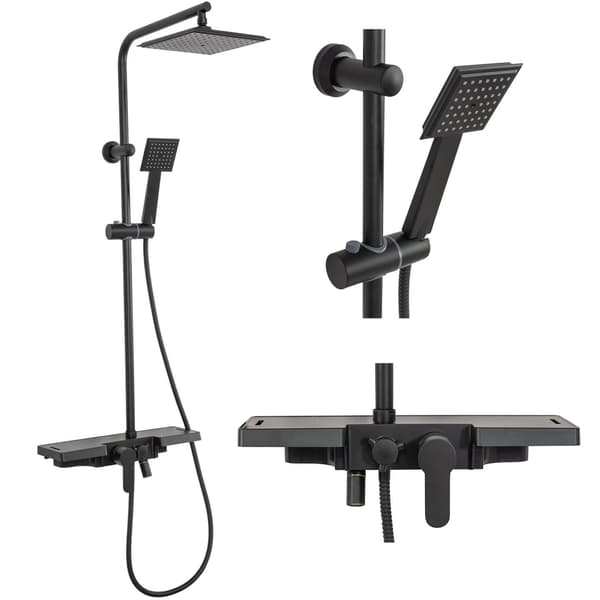 BRAVO DUSCHSET SVART SKU REA-P0636