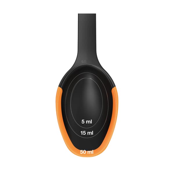 Fiskars Functional Form multifunktionel køkkenskje med målteskala