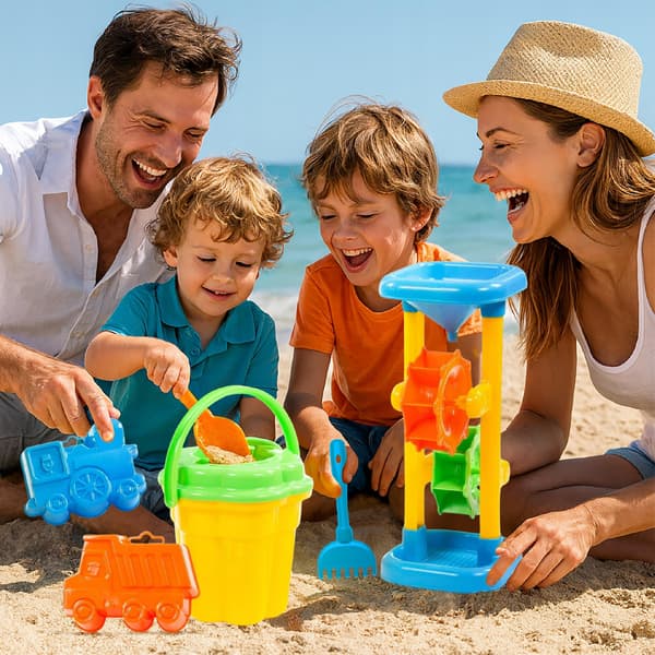 STORT SAND-set SKINK, spade, kratta, MILL BEACH-SET