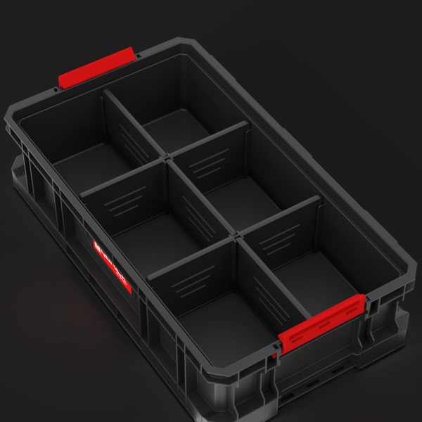 QBRICK SYSTEM TWO BOX 100 FLEX korglåda stor verktygslåda 14,3 l
