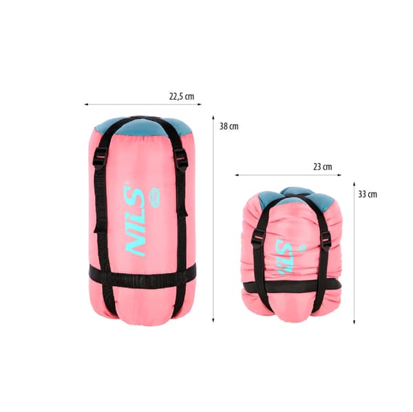 NC2007 PINK SLEEPING BAG JUNIOR NILS CAMP