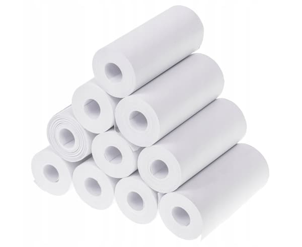 Drukœ mini termisk printer lyserød instant kamera papirruller XL