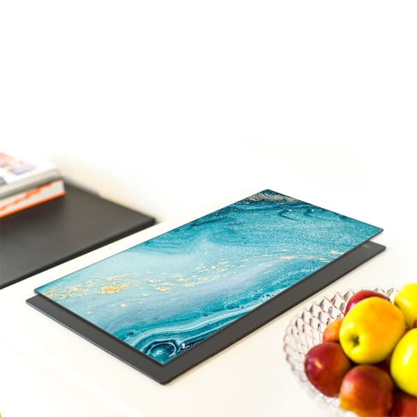 GLASSKÆREBRÆT 30x52 Marmor
