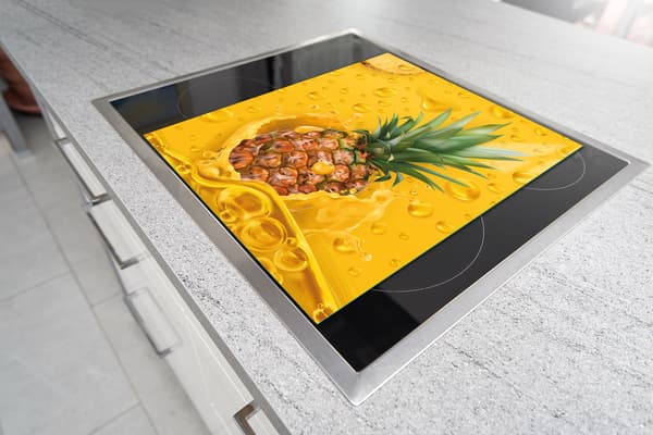GLAS SKÆREBRÆT 45x52 ANANAS