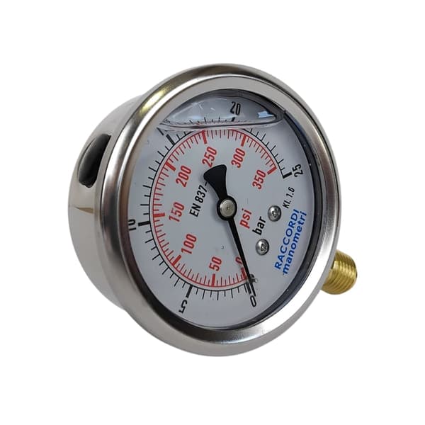 Mätsats, manometer 0-25 bar, snabbkoppling