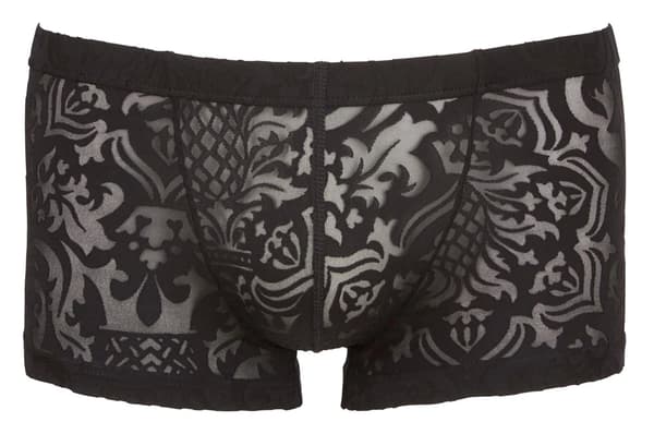 Svenjoyment Herre Mønstrede Mesh Boxershorts Sort S