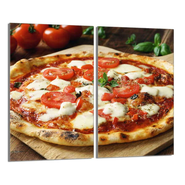 Lasinen suojalevy liedelle 2x30x52 Pizza
