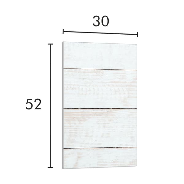 SKÄRBRÄDA I GLAS 30x52 TRÄ