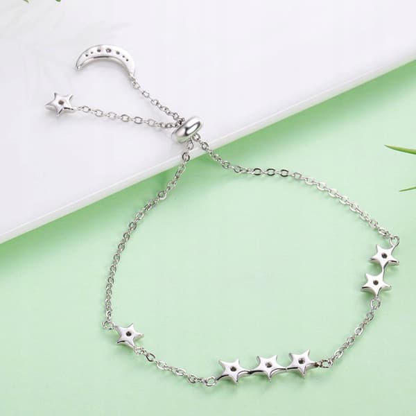 Kändisarmband STJÄRNOR Silver 925