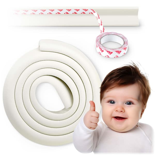 Ricokids 798700 Säkerhetsskumtejp Vit 2 m