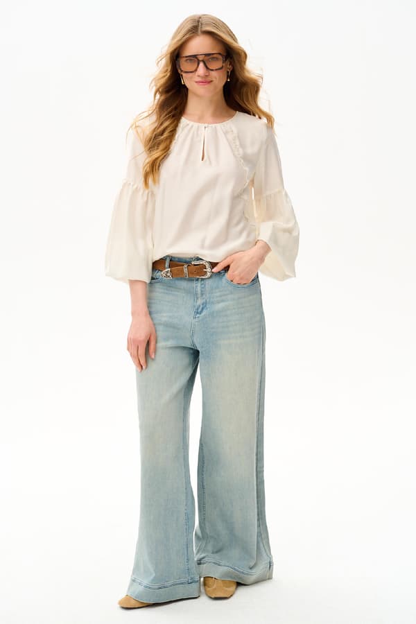 Ata Damebluse Ecru Ata Damebluse Ecru 38