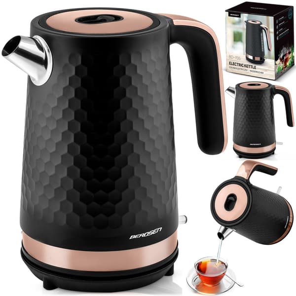 Berdsen BD-705 1,7l elkedel, sort og kobber