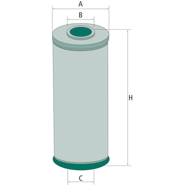 Hydraulik-/gearoliefilter 179 mm