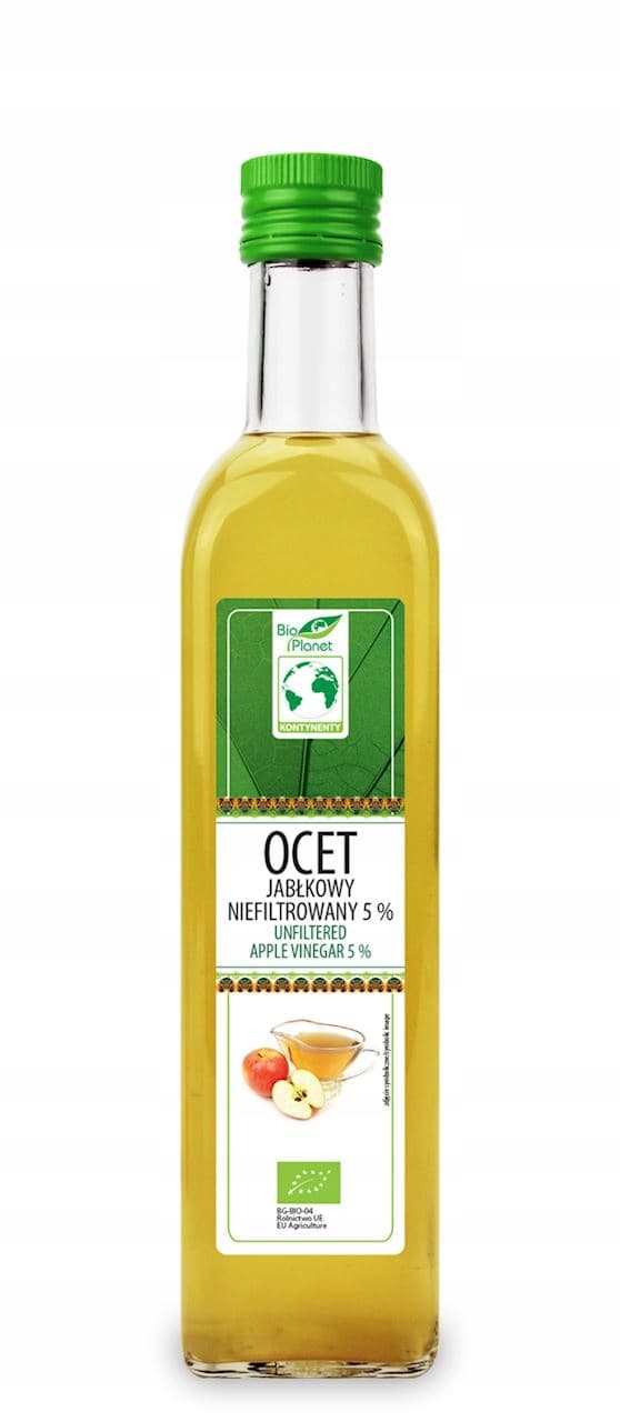 Æblecidereddike 5% ufiltreret Bio Planet 500 ml