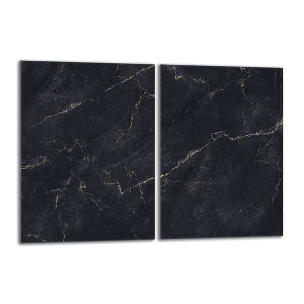 Glasskydd för spishäll 2x40x52 Marmor