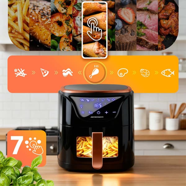 Airfryer BD-652 svart och guld