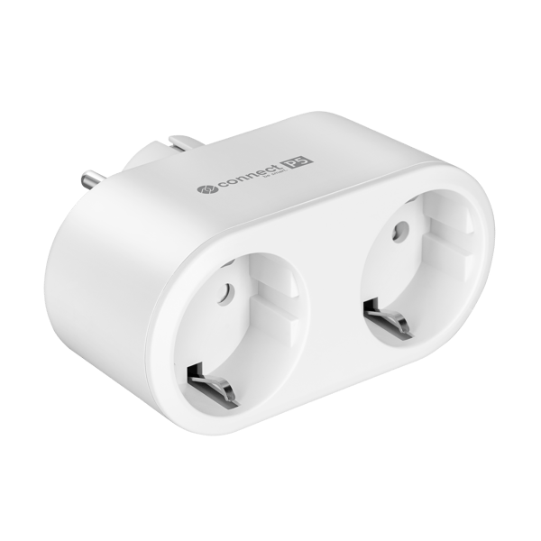 Smart dobbelt WiFi stik Kruger&Matz Connect P5 Tuya Programmer