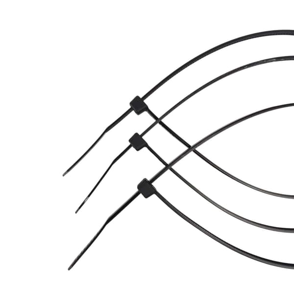 UV kabelbinderbånd 2,5x100mm - 100 stk sort