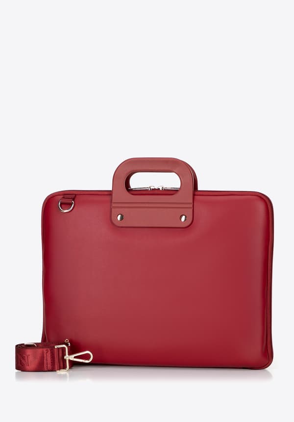 Wittchen Dame 15" Laptoptaske, Rød, Bordeaux, Kunstlæder