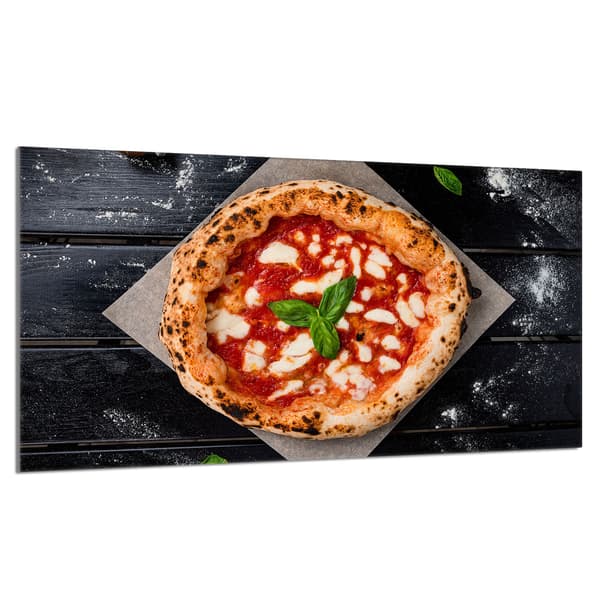 Skyddsplatta i glas för pizzaspis 90x52