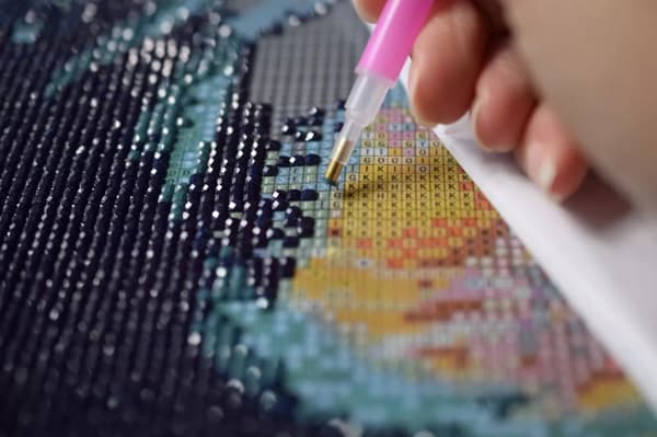 Diamantmaleri broderi 5D diamantmosaik kit heste