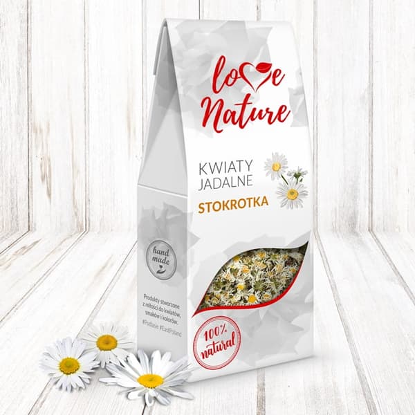 Tørrede spiselige blomster STOKROTKA Kærlighed til naturen