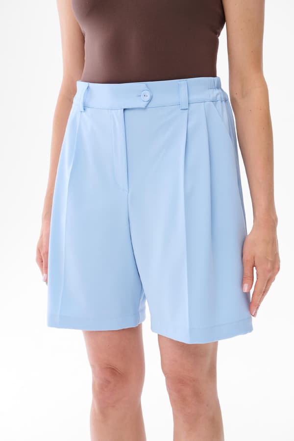 Dame Rafii Bermudashorts Lyseblå 44
