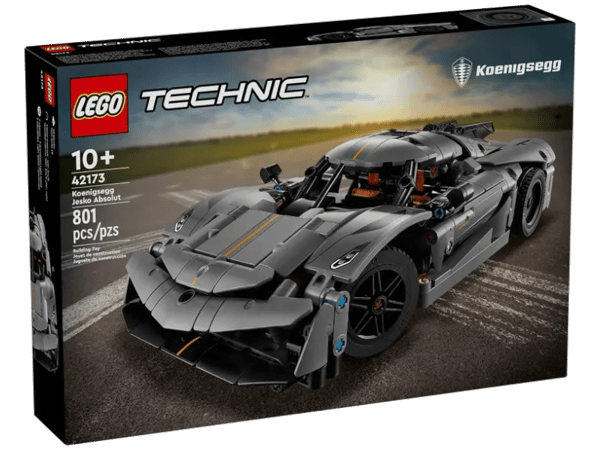 LEGO Technic 42173 Grå Koenigsegg Jesko Absolute Hyperbil 10+ (801 bitar)
