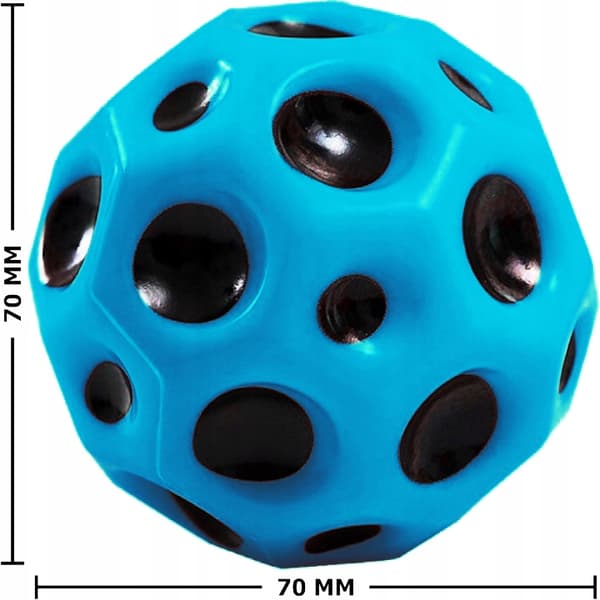 Galaxboll springende meteor rumkugle 7 cm