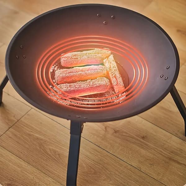 SORT HAVE ILDSPILER 55CM GRILL STÅL ILDSPILER SORT KEDEL