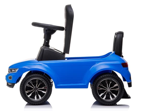 Volkswagen T-Roc blå pusher rollator