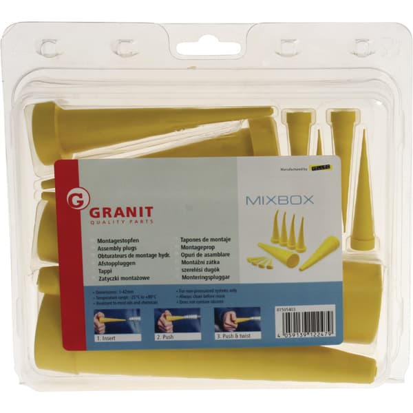 SP - MIX BOX Granit monteringspluggar