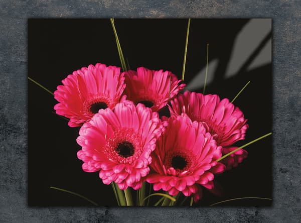 GLASSKÆREBRÆT 40x30 GERBERA