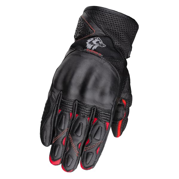 WOLF LÄDERHANDSKAR TW67 GOKU AIR RÖDA 3XL
