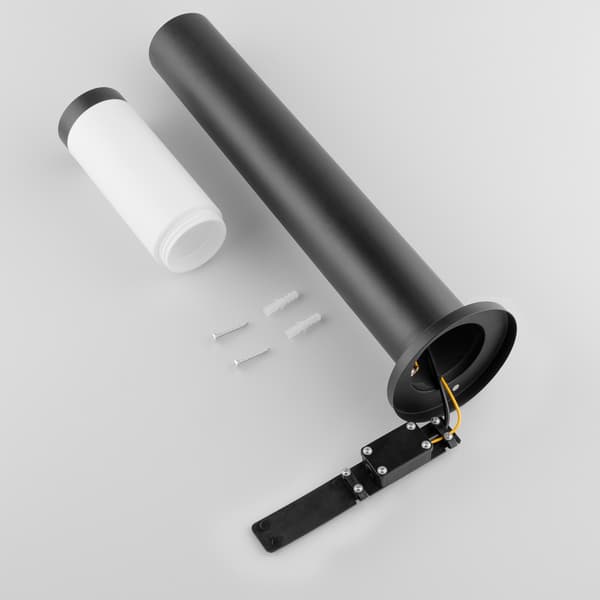 Udendørs have lampe E27 sort stolpe 65cm Lilium LUMILED