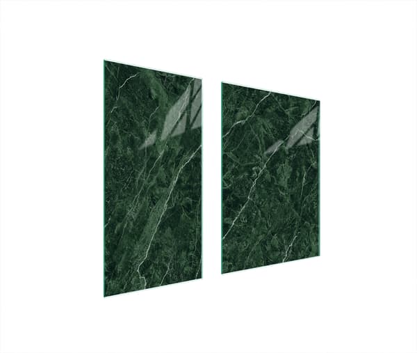 GLASBESKYTTELSESPLADE 75x52 MARMOR