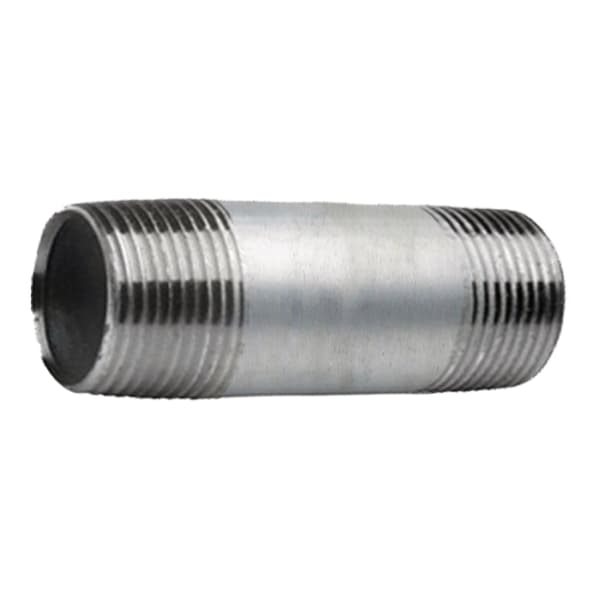 Rörnippel 2" tum 200mm galvaniserad