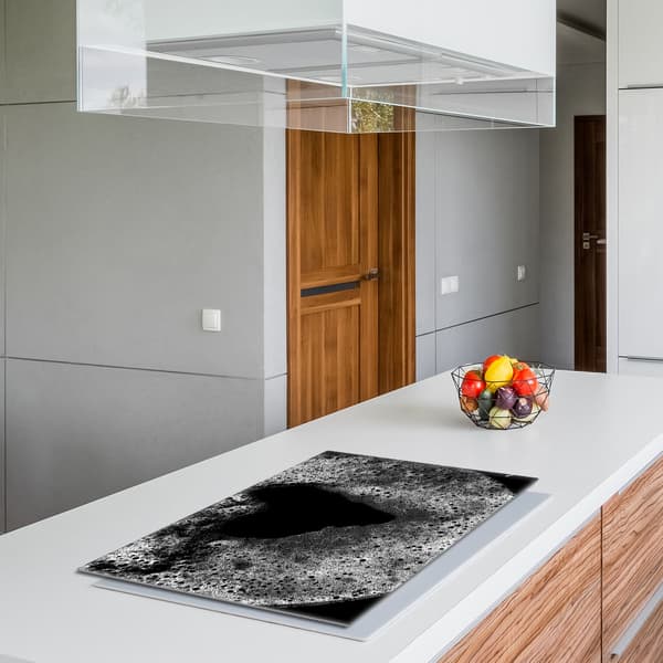 Glasbeskyttelsesplade til komfur 80x52 Hjerte