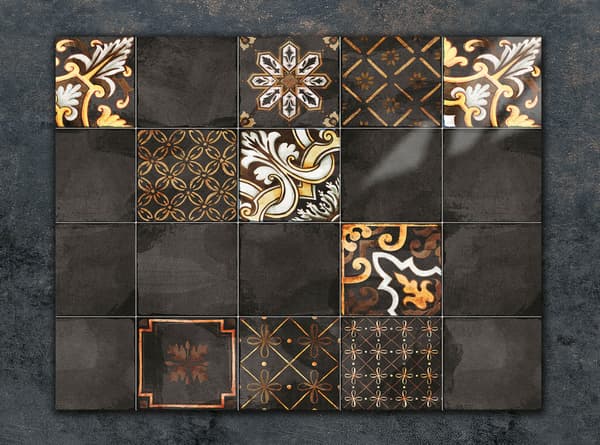 GLAS SKÄRBRÄDA 30x22 MOSAIK