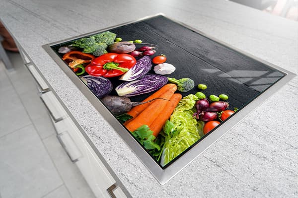 GLASSKYDDSPLATTA FÖR SPIS 70x52 GRÖNSAKER