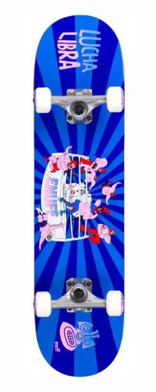Enuff Lucha Libre Skateboard för Barn | 7,25" Blå
