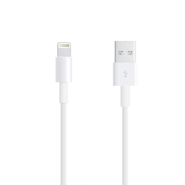 USB-kabel til iPhone 1m MD818 5G 5S 6 6S 7 8 (Reservedel)