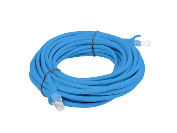 Lanberg UTP-patchkabel cat.5e 15m blå