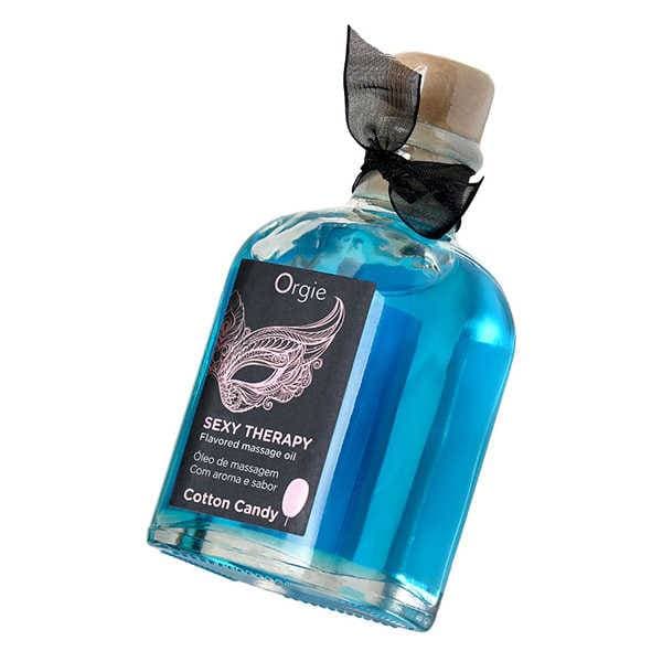 Spiselig oralsexolie til candyfloss 100ml