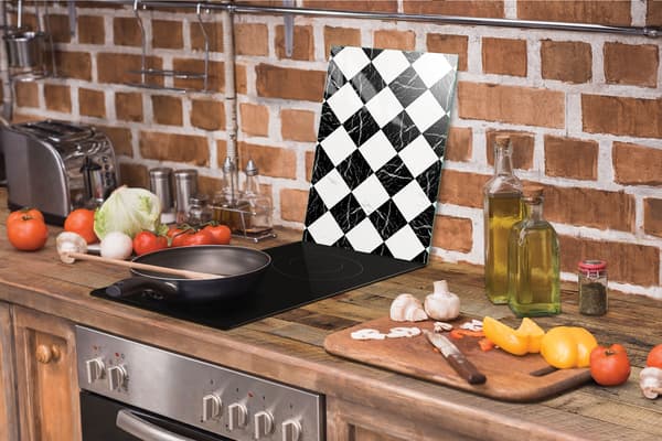 GLAS SKÄRBRÄDA 35x52 MOSAIK