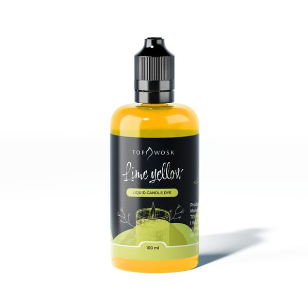 Limegult flydende lysfarve 100 ml